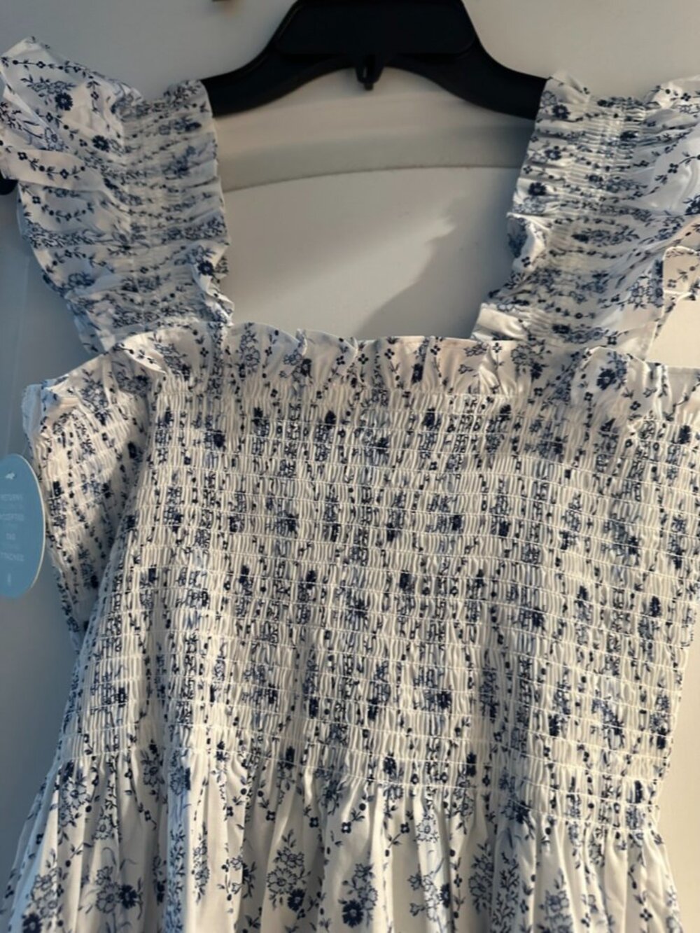NWT Hill House Ellie Nap Dress-Blue Vine - Picture 3 of 5